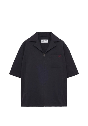 LOEWE logo-embroidered shirt - Blue