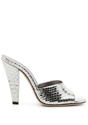 Paris Texas 105mm Olivia sandals - Silver
