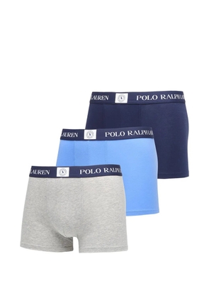 Polo Ralph Lauren logo-waistband boxers (set of three) - Blue