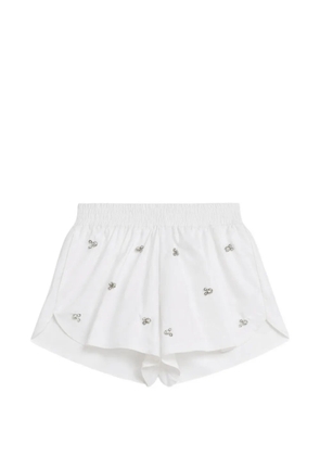 A Paper Kid embellished poplin shorts - White
