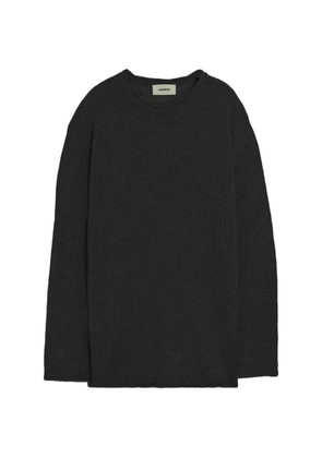 A Paper Kid round-neck sweater - Black