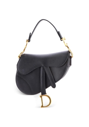 Christian Dior Pre-Owned Saddle Handbag Leather Mini shoulder bag - Black
