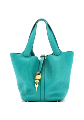 Hermès Pre-Owned Picotin Lock Bag Clemence MM bucket bag - Green