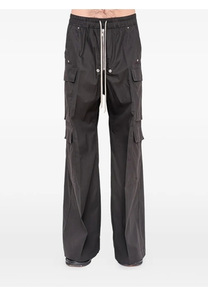 Rick Owens drawstring-fastening cargo pants - Black
