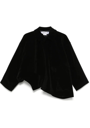 Comme Des Garçons Comme Des Garçons velvet jacket - Black