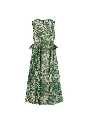 'S Max Mara floral-pattern midi dress - Green