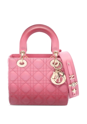 Christian Dior Pre-Owned 2010-2026 Small Lambskin Cannage My ABCDior Lady Dior satchel - Pink