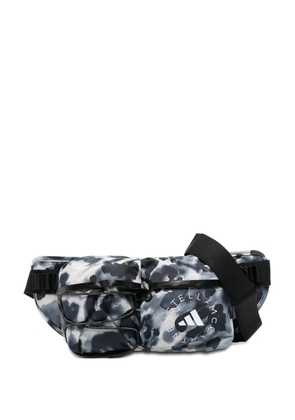 adidas printed pocket tote bag - Blue