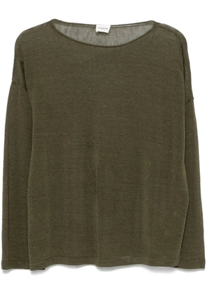 P.A.R.O.S.H. fine-knit blouse - Green
