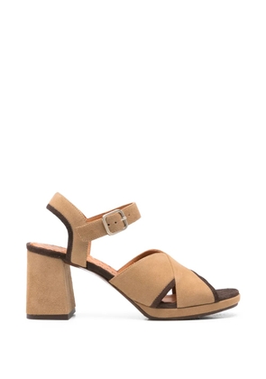 Chie Mihara criss-cross strap sandals - Brown