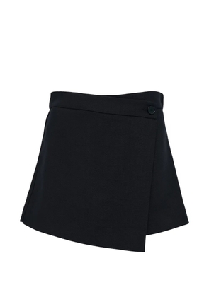 MSGM asymmetrical shorts - Black