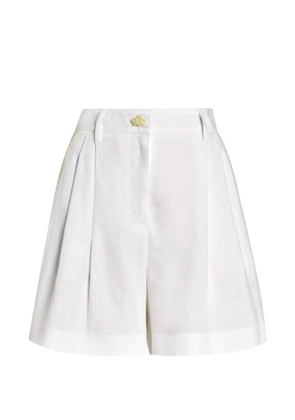 Genny pleated shorts - White