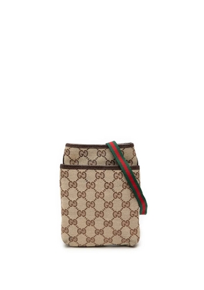 Gucci Pre-Owned 2000-2015 GG Canvas Web crossbody bag - Brown