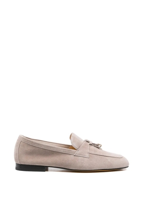 Doucal's tassel suede loafers - Grey