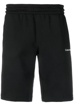 Calvin Klein logo-print detail shorts - Black