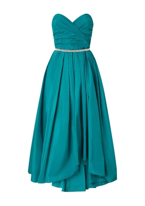 PINKO strapless gathered dress - Green