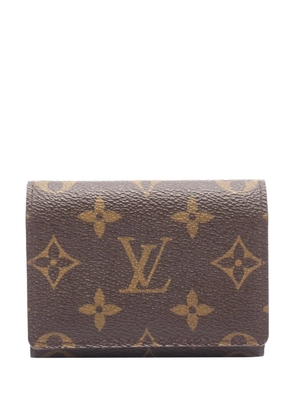 Louis Vuitton Pre-Owned 2005 Monogram Enveloppe Carte de Visite card holder - Brown