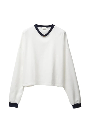 Versace V-neck top - White