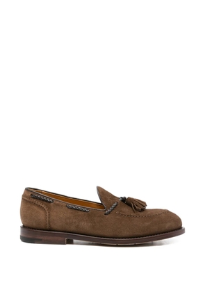 Premiata tassel braided-detail loafers - Brown