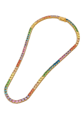 Kurt Geiger London rainbow tennis necklace - Gold