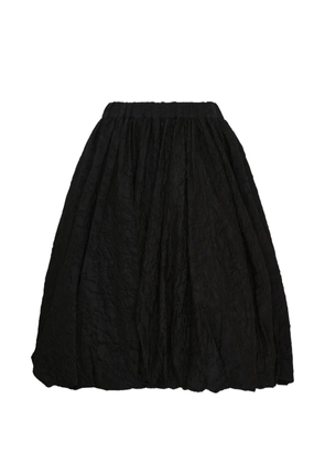 Noir Kei Ninomiya ruffled midi skirt - Black
