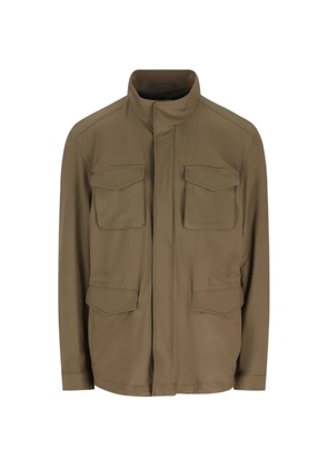 Herno flap-pocket jacket - Green