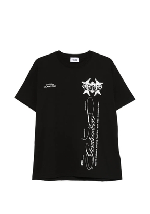 GCDS graphic-print T-shirt - Black