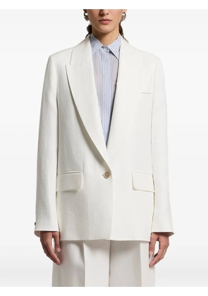 Peserico linen gabardine blazer - White