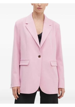 SAMSOE SAMSOE button-fastening tailored blazer - Pink