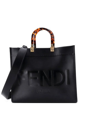 Fendi Pre-Owned Sunshine Shopper Leather Medium tote bag - Black