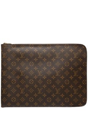 Louis Vuitton Pre-Owned 1988 Monogram Poche Documents Portfolio business bag - Brown