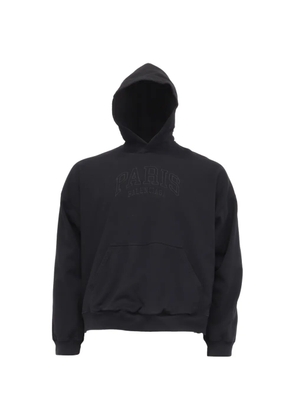 Balenciaga Pre-Owned 2021 embroidered-logo hoodie - Black