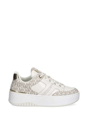 Michael Michael Kors Ryder lace-up platform sneakers - Neutrals