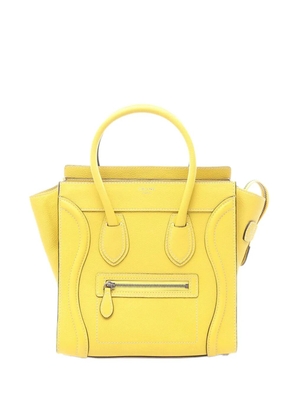 Celine Pre-Owned 2010-2026 Micro Calfskin Luggage tote bag - Yellow