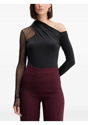 SIMONA CORSELLINI one-shoulder top - Black