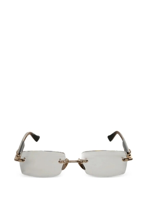 Chrome Hearts rimless-lenses glasses - Gold