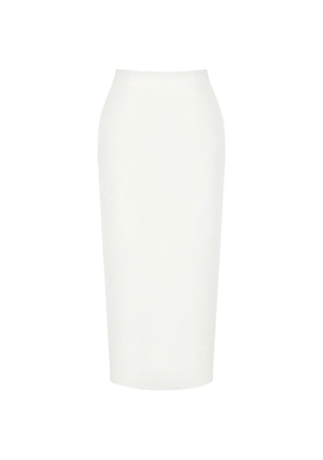 POST MERIDIEM slit midi skirt - Neutrals