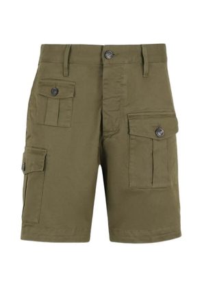 DSQUARED2 buttoned cargo shorts - Green