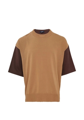 Comme des Garçons Homme colour-block T-shirt - Brown
