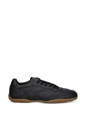 HUGO embossed-logo sneakers - Black