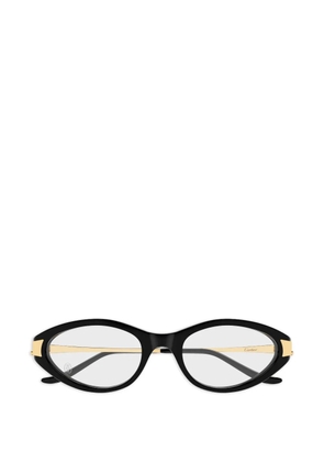 Cartier Eyewear oval-frame glasses - Black