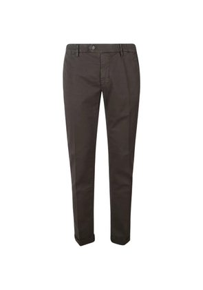 Mason's Milano City flap-pocket trousers - Brown