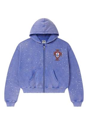 Vale Sea Cluster zip-up hoodie - Blue