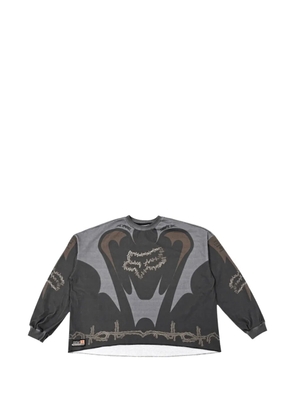 Travis Scott Fox Racing long-sleeve T-shirt - Grey