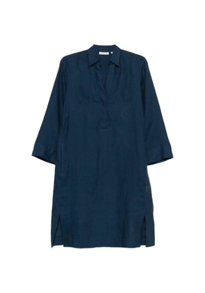 ARCHIVIO 67 V-neck side-slit midi dress - Blue