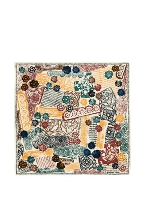 Bimba y Lola floral-print scarf - Neutrals