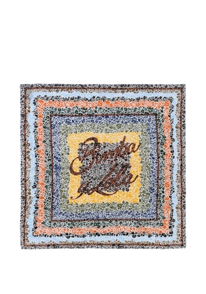 Bimba y Lola floral-print scarf - Blue