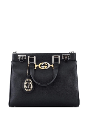 Gucci Pre-Owned Zumi Top Handle Bag Leather Small satchel - Black