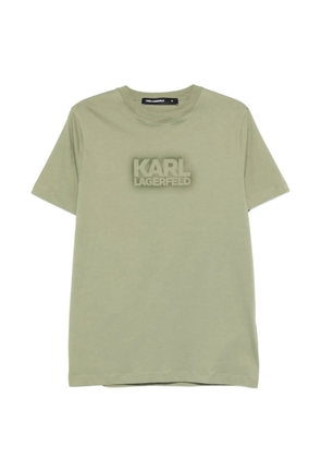 Karl Lagerfeld logo-detail T-shirt - Green