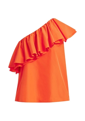 Essentiel Antwerp ruffled asymmetric blouse - Orange